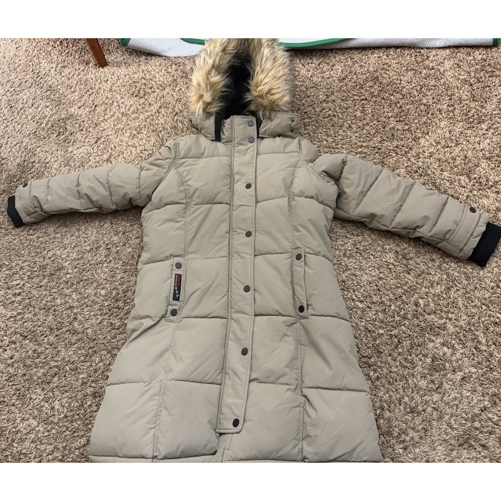 Canada Weathergear Long Super Triple Goose Faux Fur Hooded Heavy Women's Size XL